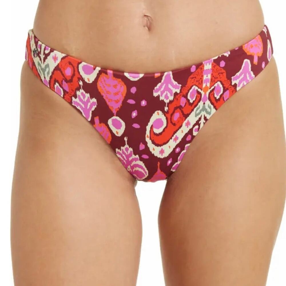 NWT! MAAJI Marrok Printed Classic High-Rise Reversible Bikini Bottoms Size Large